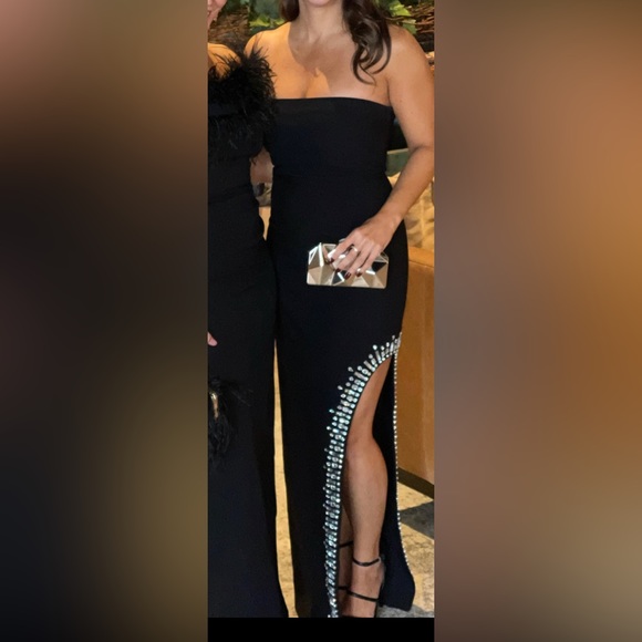 Black Cinq a sept Sammy Gown - size 6 - Picture 5 of 11